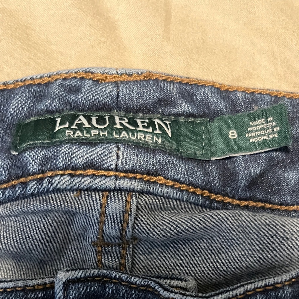 Lauren Ralph Lauren Jeans Womens 8 Blue Classic Skinny Curvy Old Money Denim - Picture 7 of 13